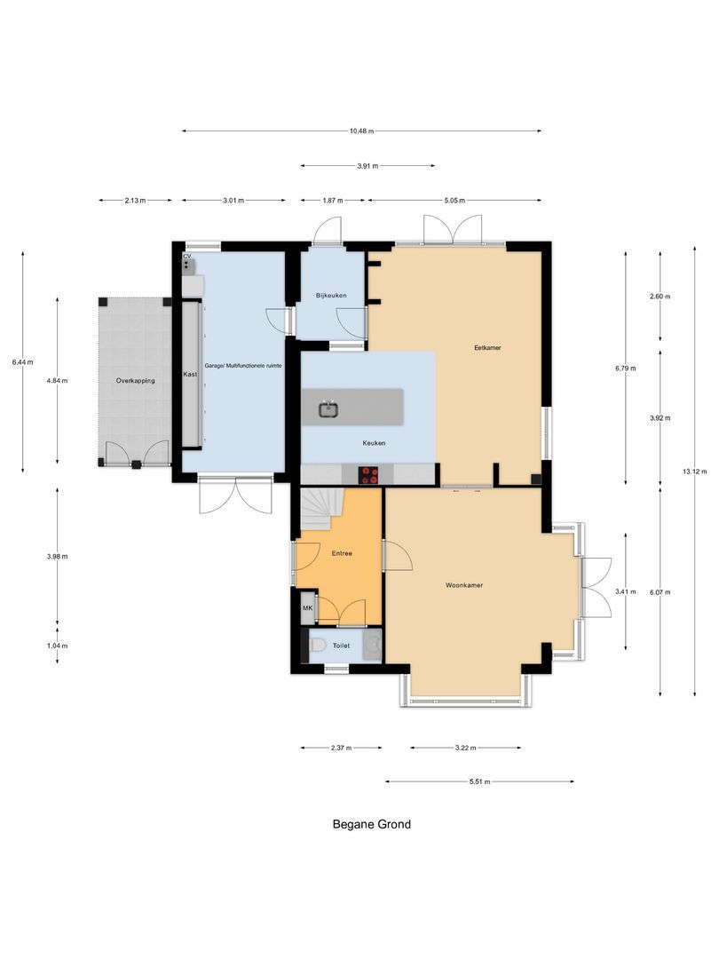 Margrietlaan 19, Vught plattegrond-0