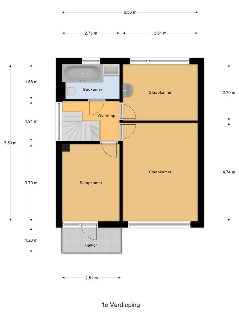 Esscheweg 141, Vught plattegrond-0