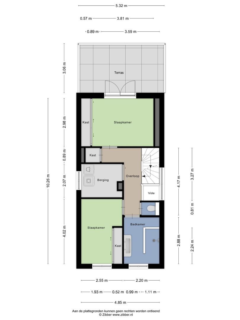 Torenstraat 5, Helvoirt plattegrond-1