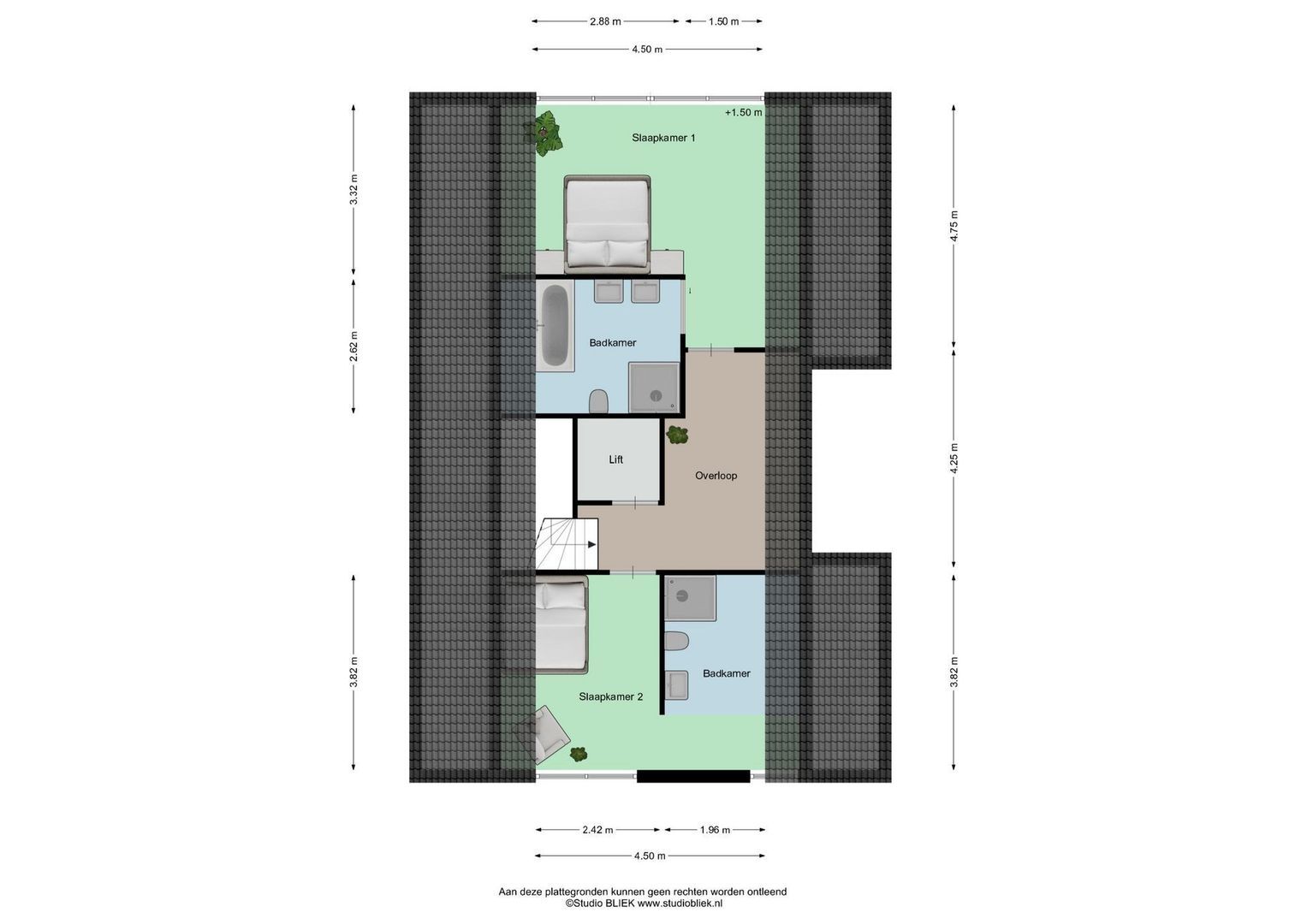 Lithse Dijk 48 A, Lith plattegrond-3