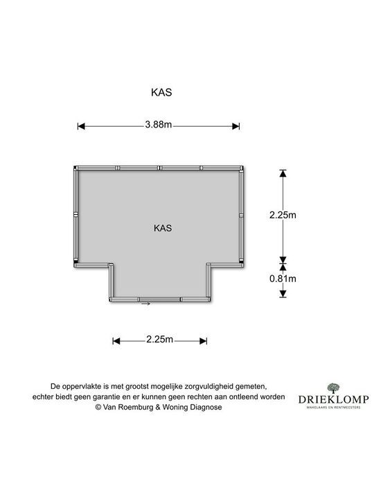 Korte Brinkweg 63 B, Soest plattegrond-