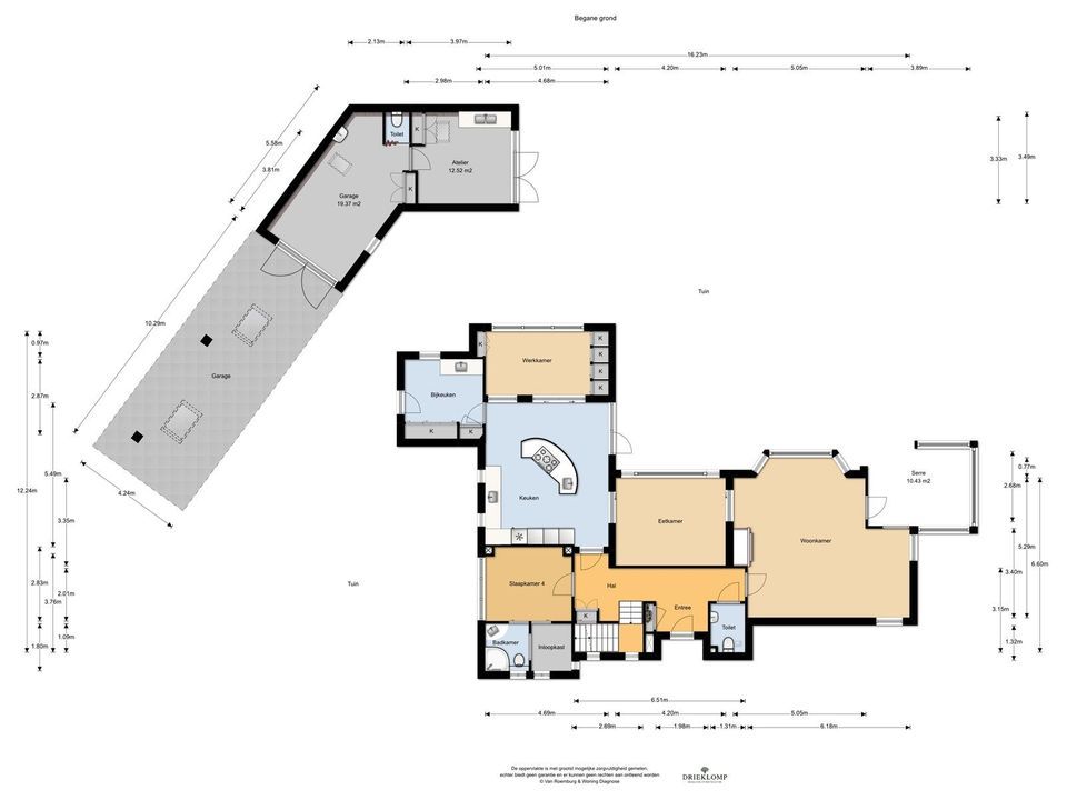 Koloniepad 15, Laren plattegrond-