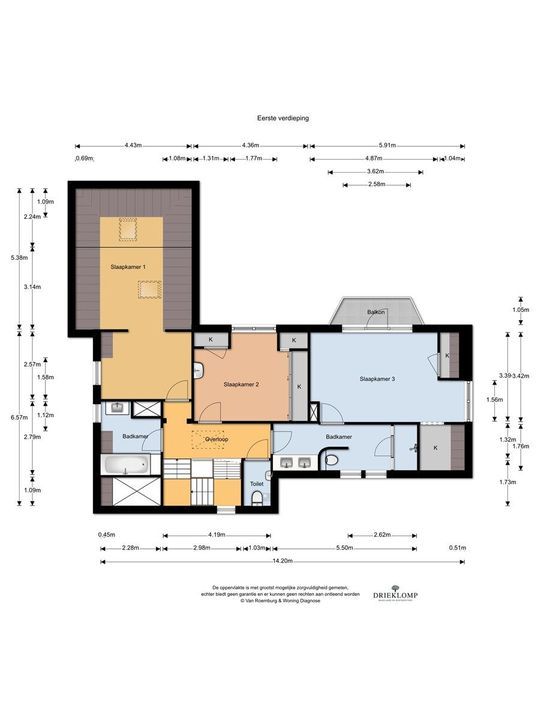 Koloniepad 15, Laren plattegrond-