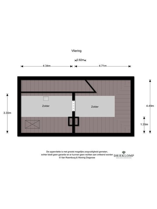 Koloniepad 15, Laren plattegrond-