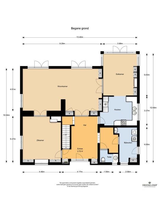 Bussummerweg 7 A, Blaricum plattegrond-