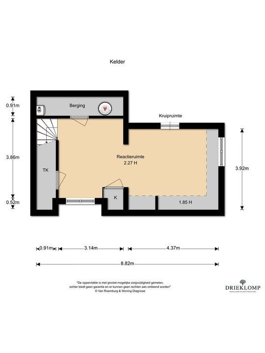 Bussummerweg 7 A, Blaricum plattegrond-