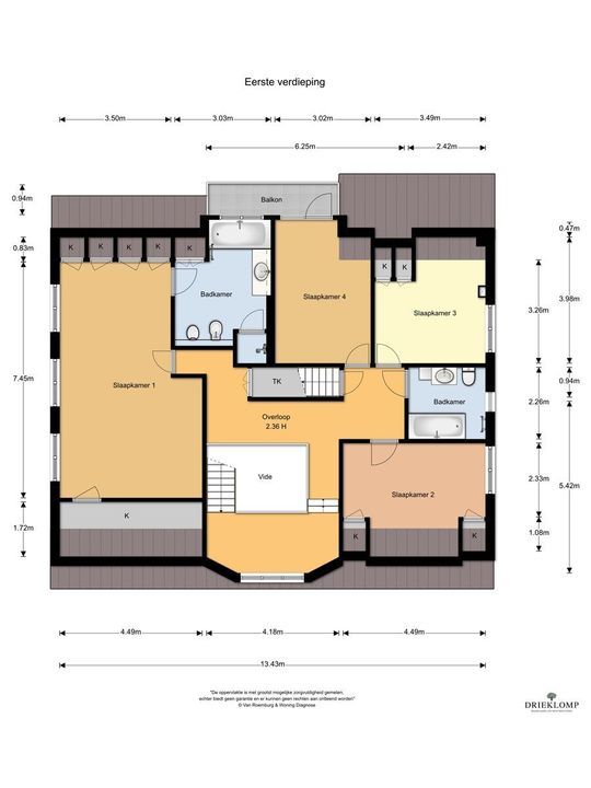 Bussummerweg 7 A, Blaricum plattegrond-