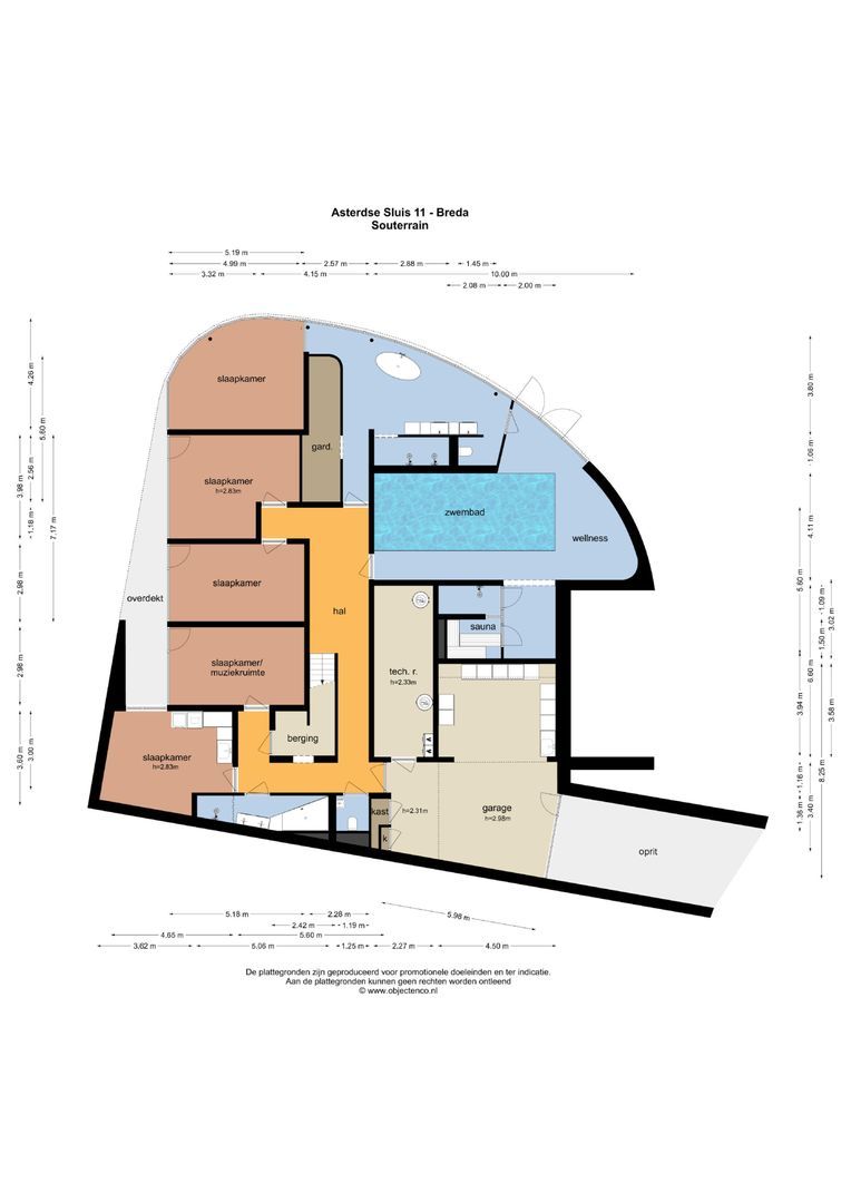 Asterdse Sluis 11, Breda plattegrond-1