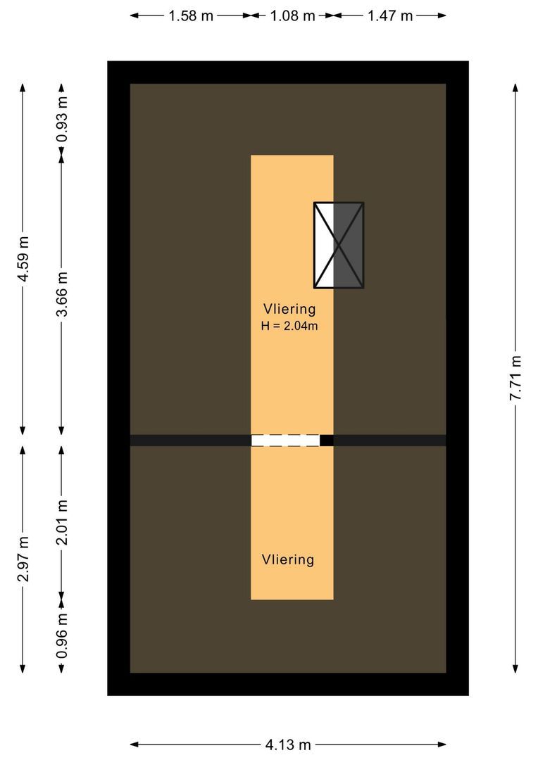 Zoeksestraat 19, Schijf plattegrond-3