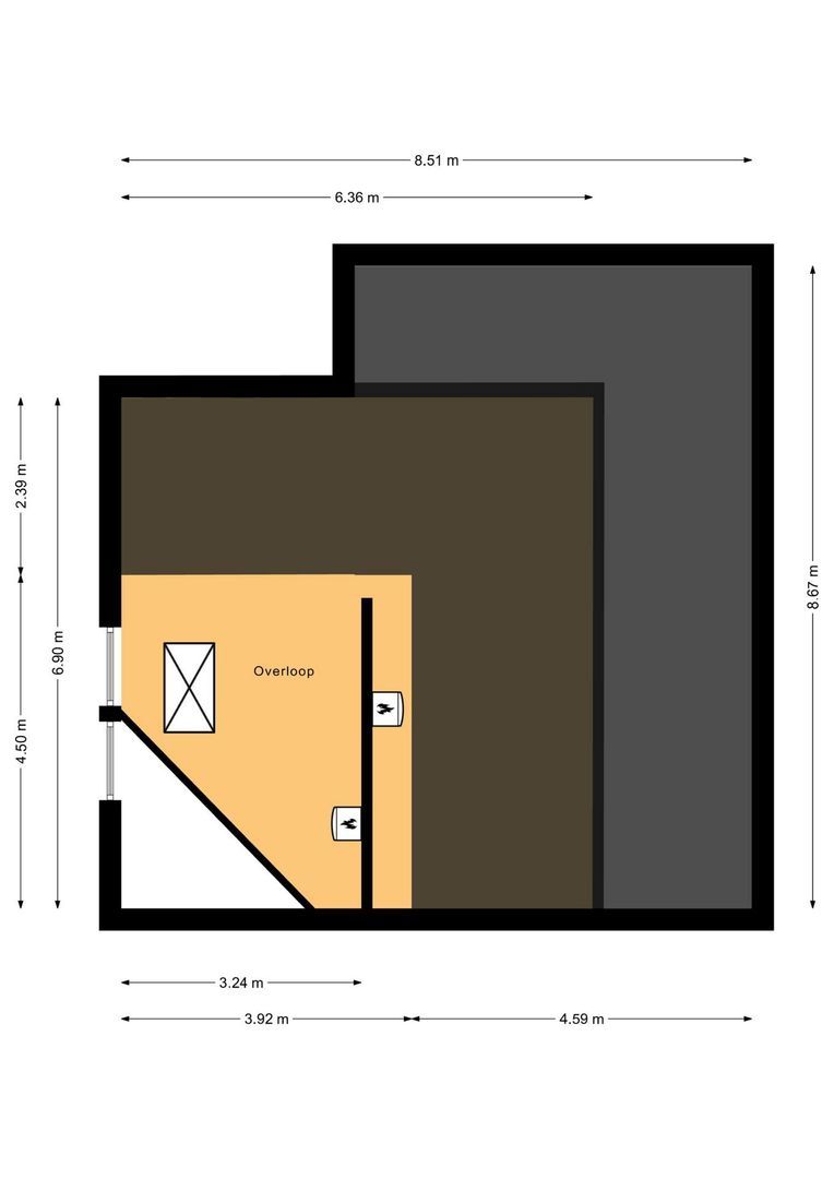 Taconietdijk 2, Roosendaal plattegrond-2