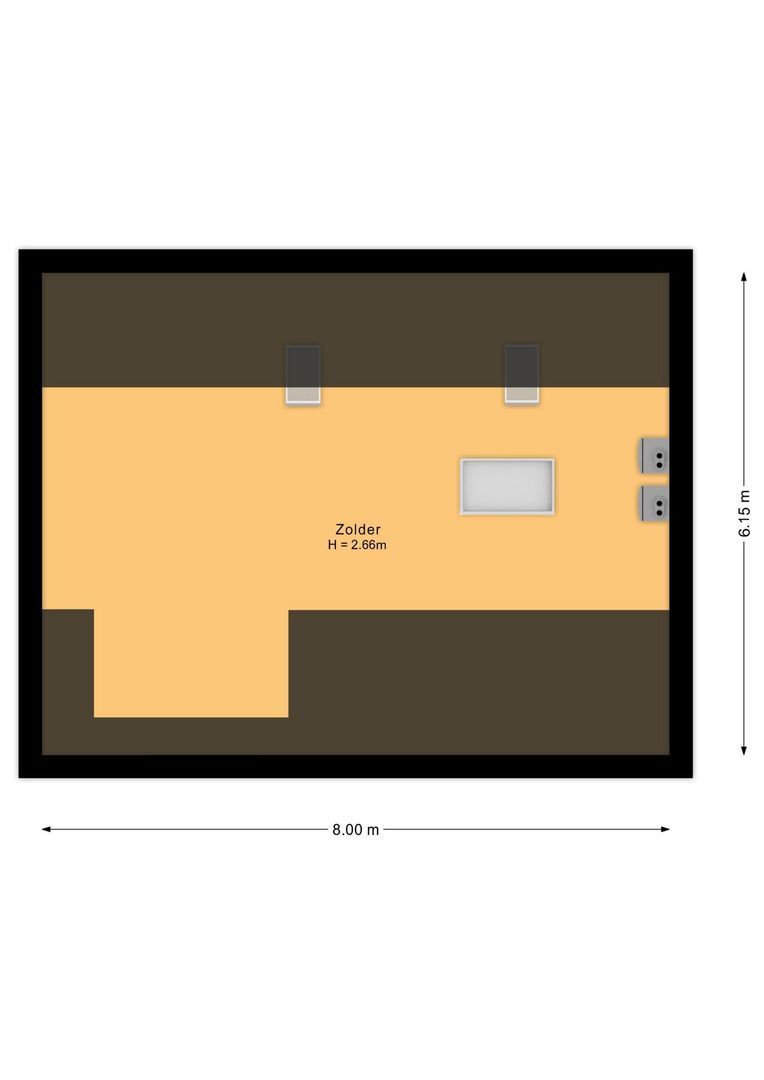 Sint Janstraat 125, Sprundel plattegrond-2