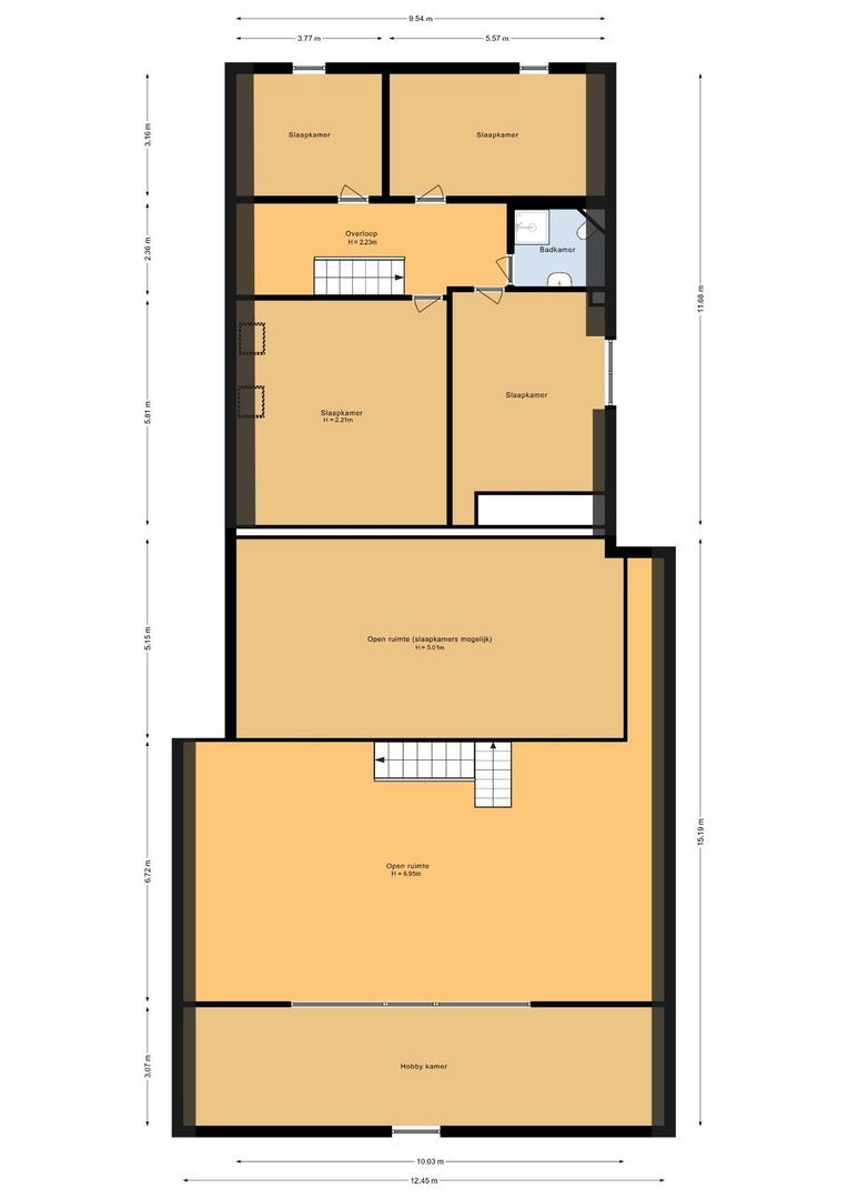 Hoge Neerstraat 15, Etten-Leur plattegrond-1