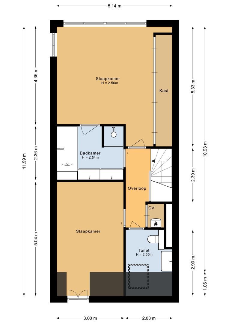 Kalishoek 28, Breda plattegrond-2