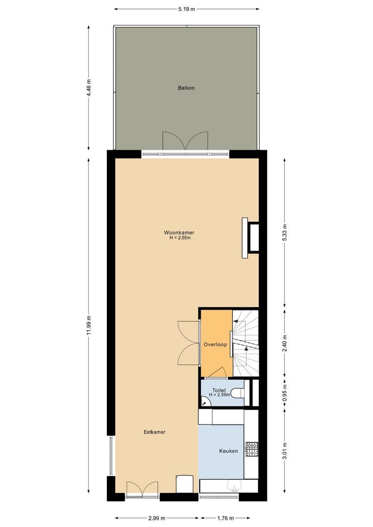 Kalishoek 28, Breda plattegrond-1