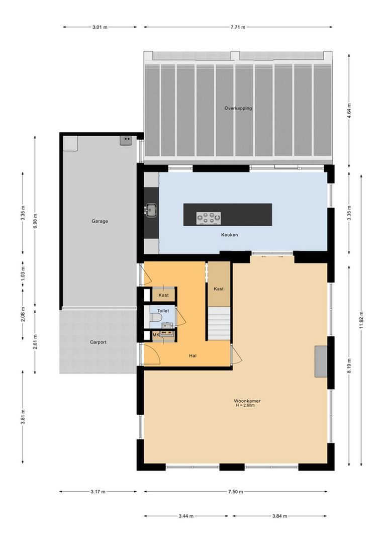 Baroniestraat 28, Etten-Leur plattegrond-0