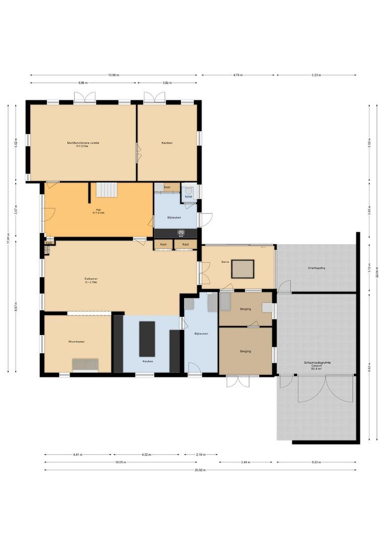 Korte Schoor 3, Etten-Leur plattegrond-0