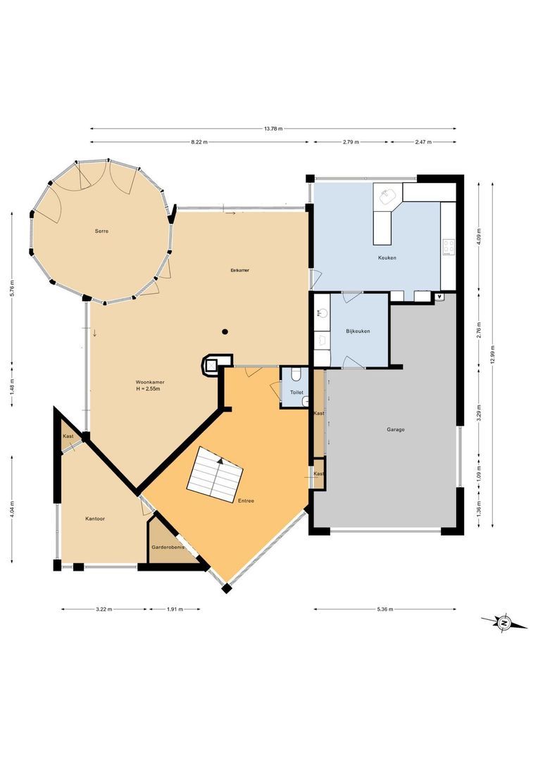 Taconietdijk 2, Roosendaal plattegrond-0