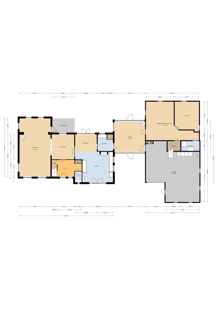 Prinsenhoefstraat 24, St. Willebrord plattegrond-1