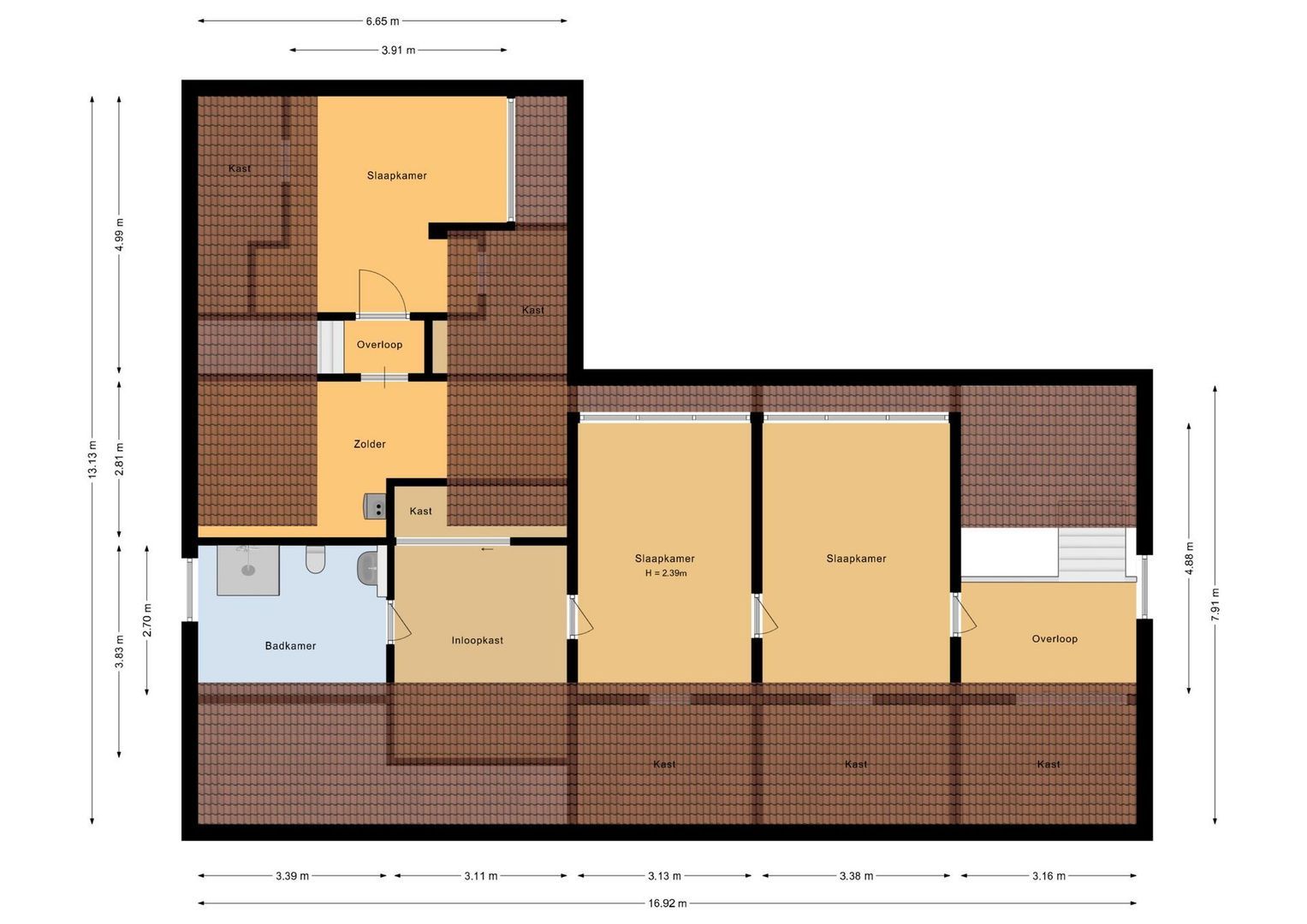 Rijsbergseweg 85, Etten-Leur plattegrond-1