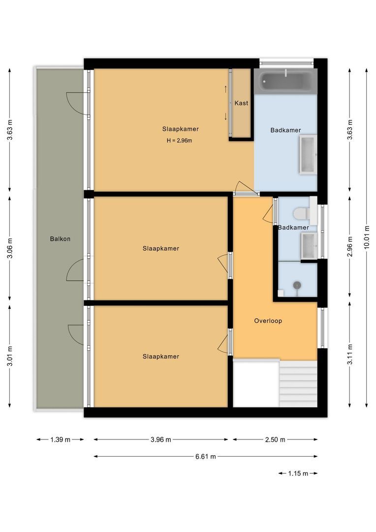Hogestraat 3, Bosschenhoofd plattegrond-1