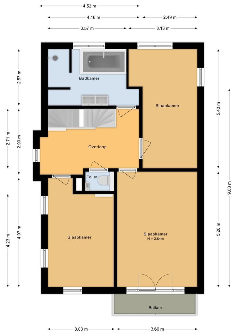 Streek 23, Etten-Leur plattegrond-1