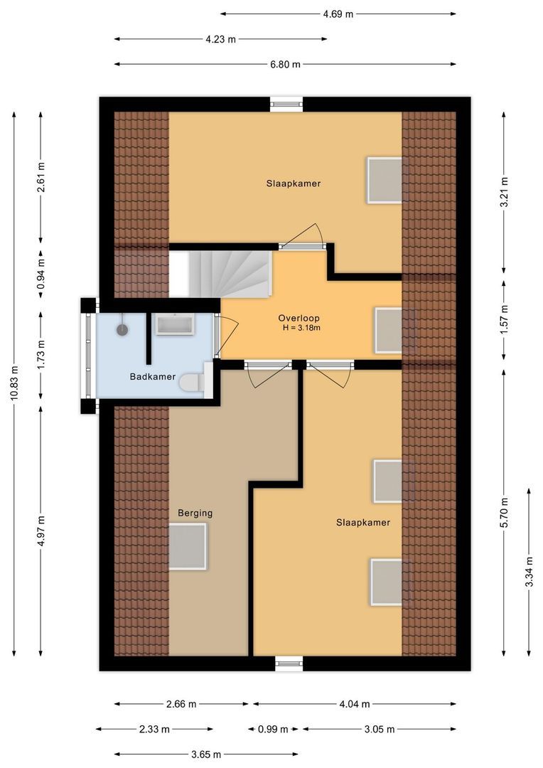 Streek 23, Etten-Leur plattegrond-2