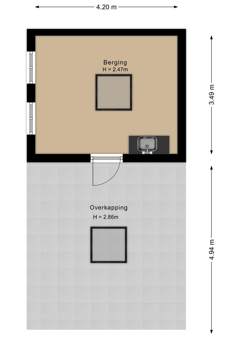 Irenestraat 58, St. Willebrord plattegrond-5