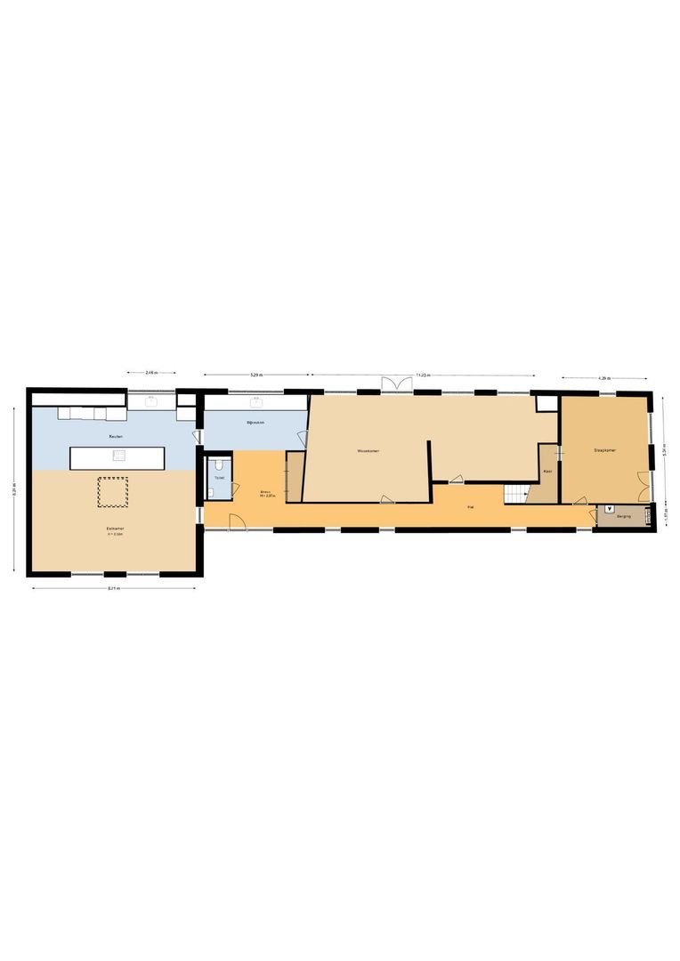 Catharinastraat 21 F, Breda plattegrond-0