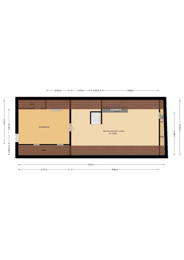 Bovenstraat 8, Hoeven plattegrond-2