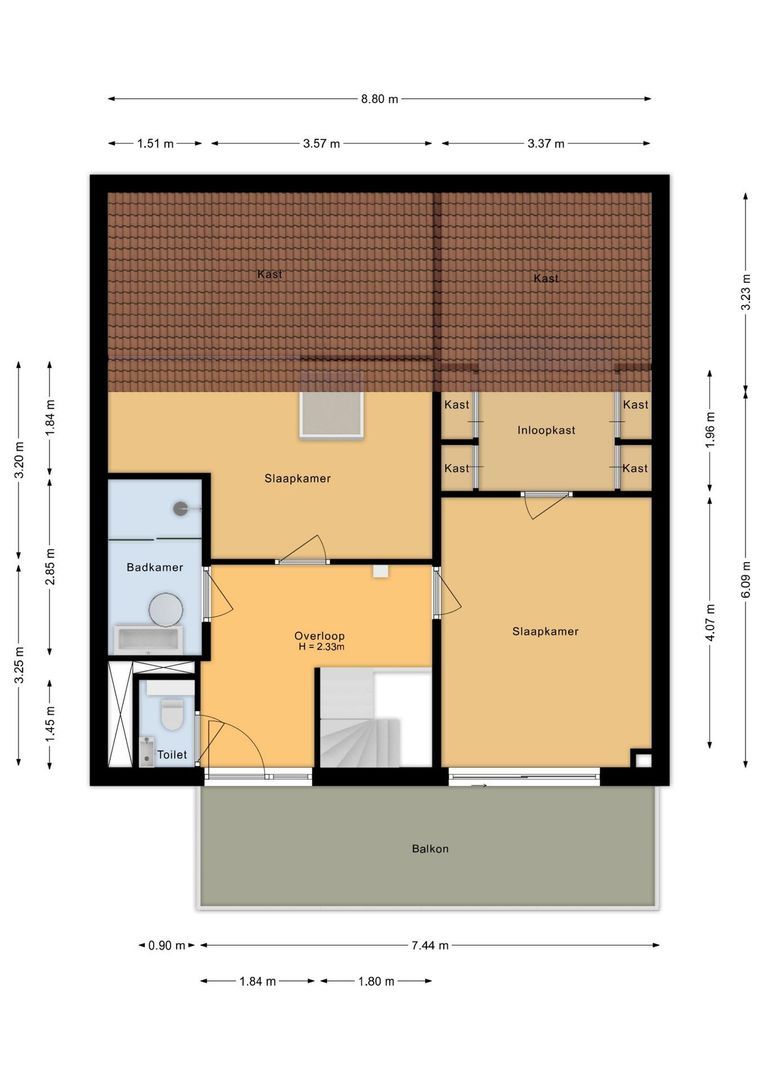 Oude Vest 6 D6, Breda plattegrond-1