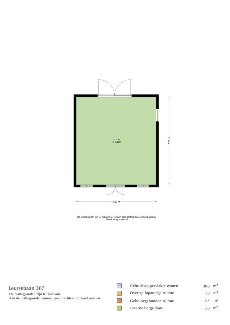 Leursebaan 387, Breda plattegrond-4