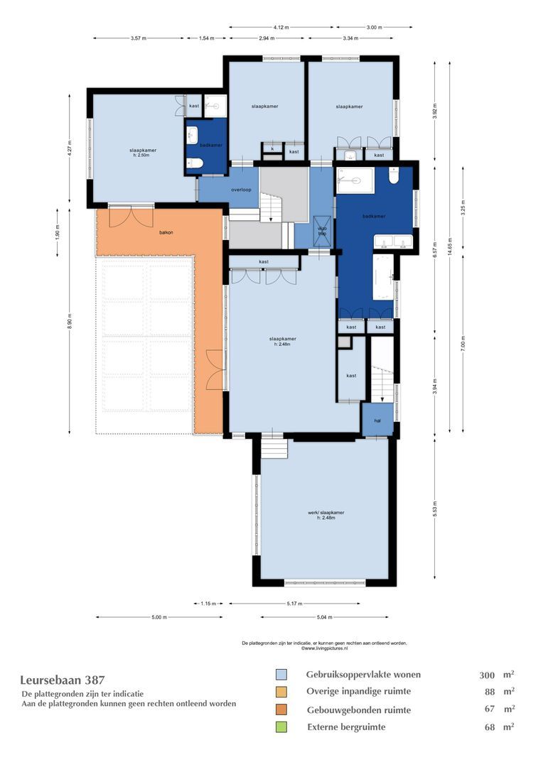 Leursebaan 387, Breda plattegrond-1
