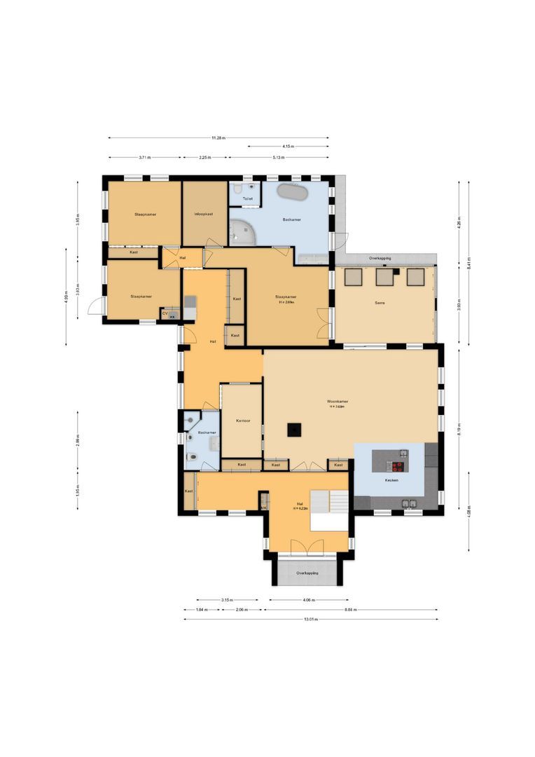 Pavana 10, St. Willebrord plattegrond-0