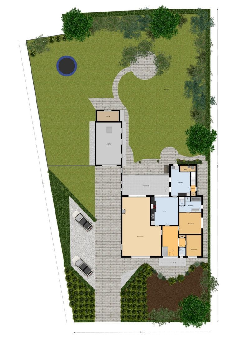 Krommestraat 45, Sprundel plattegrond-4