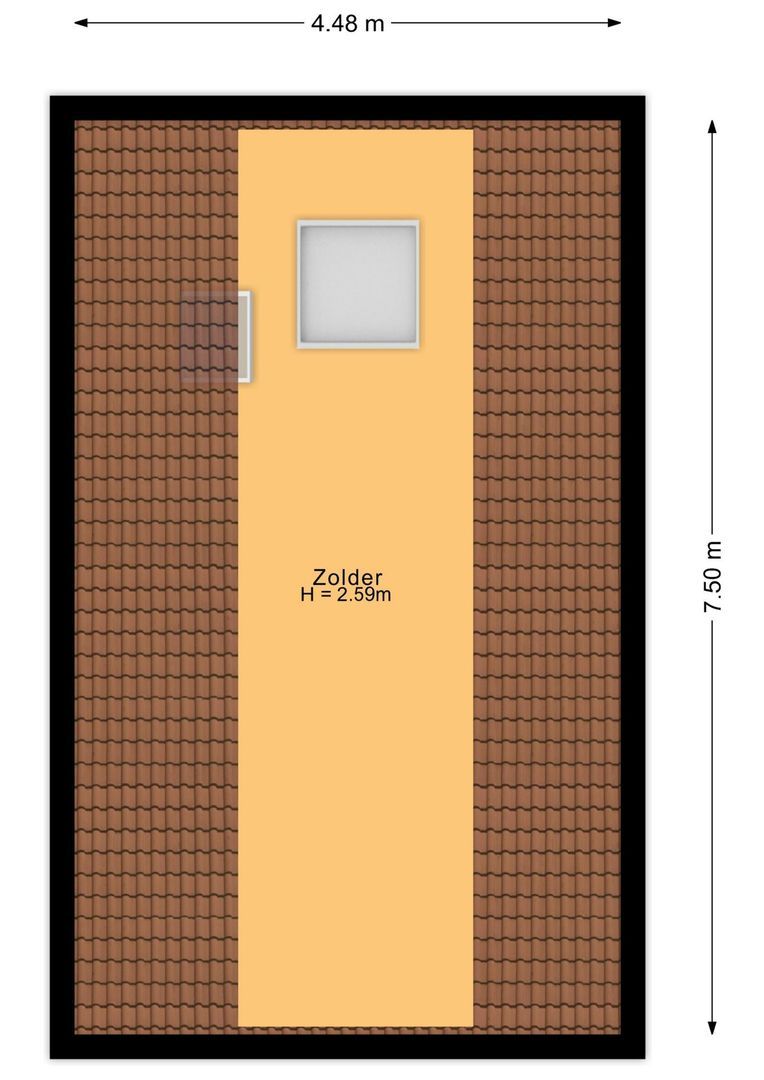 Krommestraat 45, Sprundel plattegrond-6