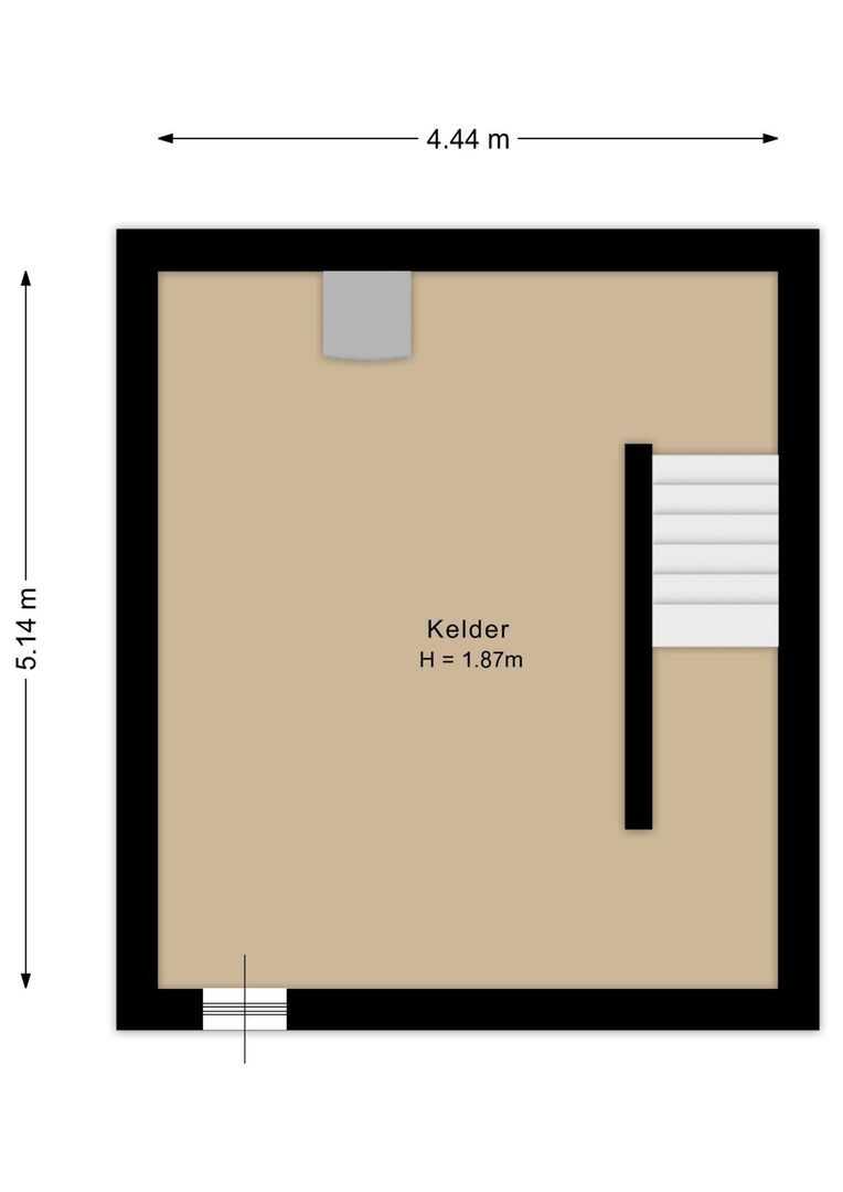 Krommestraat 45, Sprundel plattegrond-0