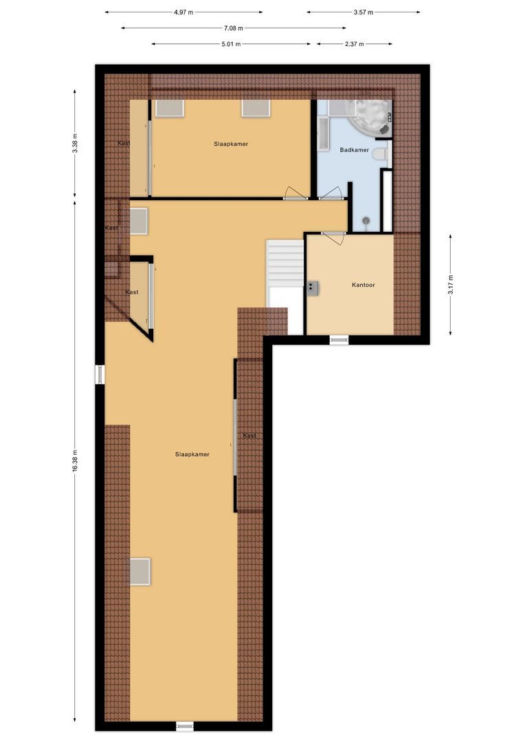 Bremstraat 194, St. Willebrord plattegrond-1