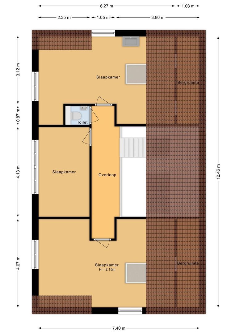 Beatrixpark 35, Etten-Leur plattegrond-1