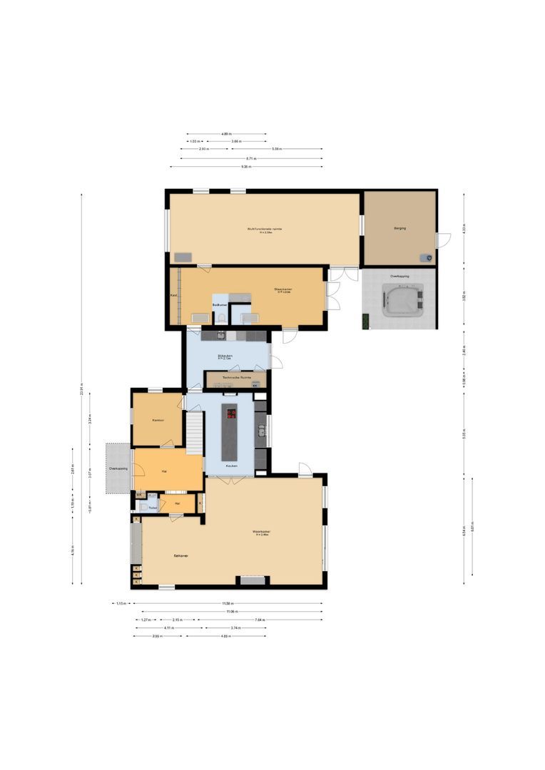 Bosschendijk 64, Oudenbosch plattegrond-0
