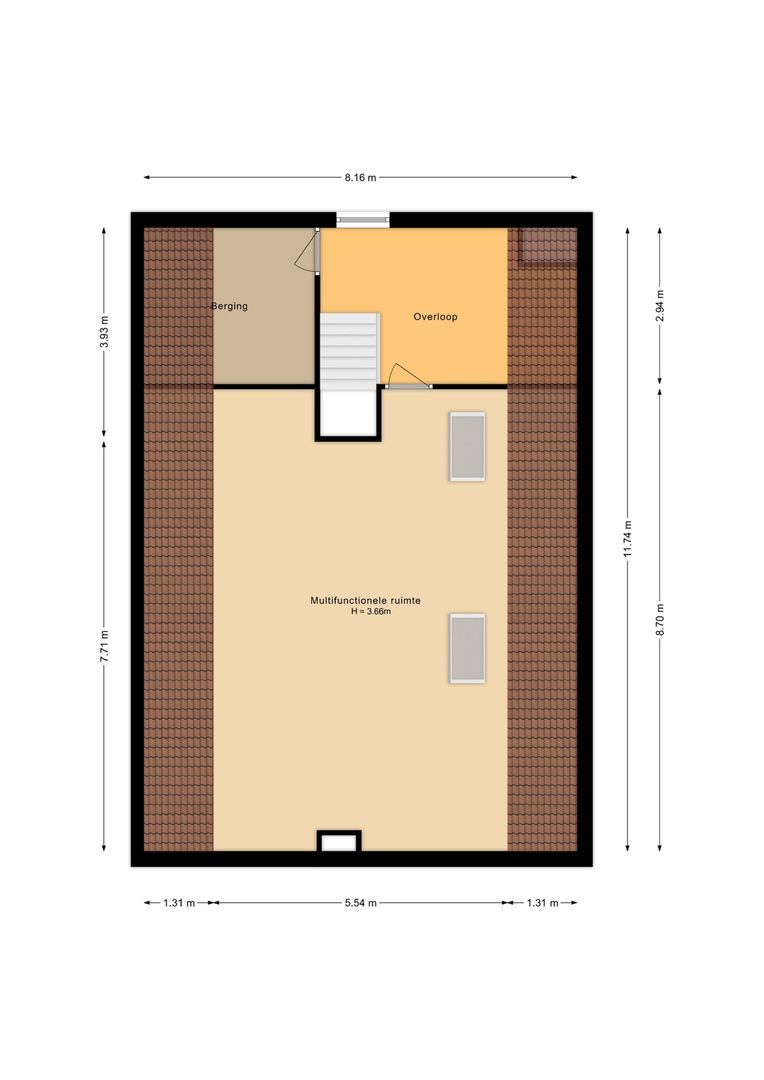Bosschendijk 64, Oudenbosch plattegrond-2