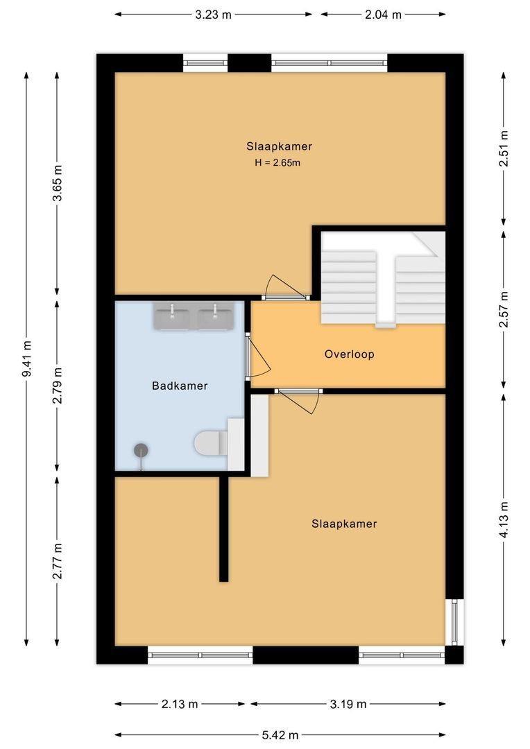 Muldersweg 156, Etten-Leur plattegrond-1