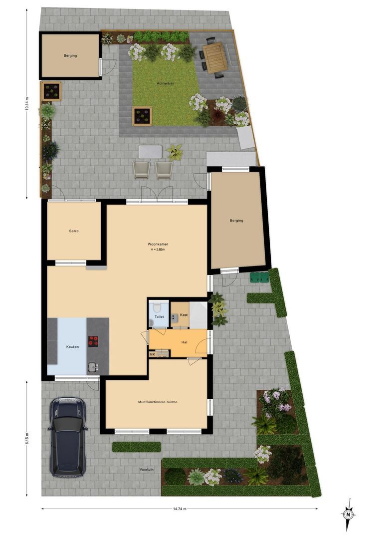 Muldersweg 156, Etten-Leur plattegrond-4