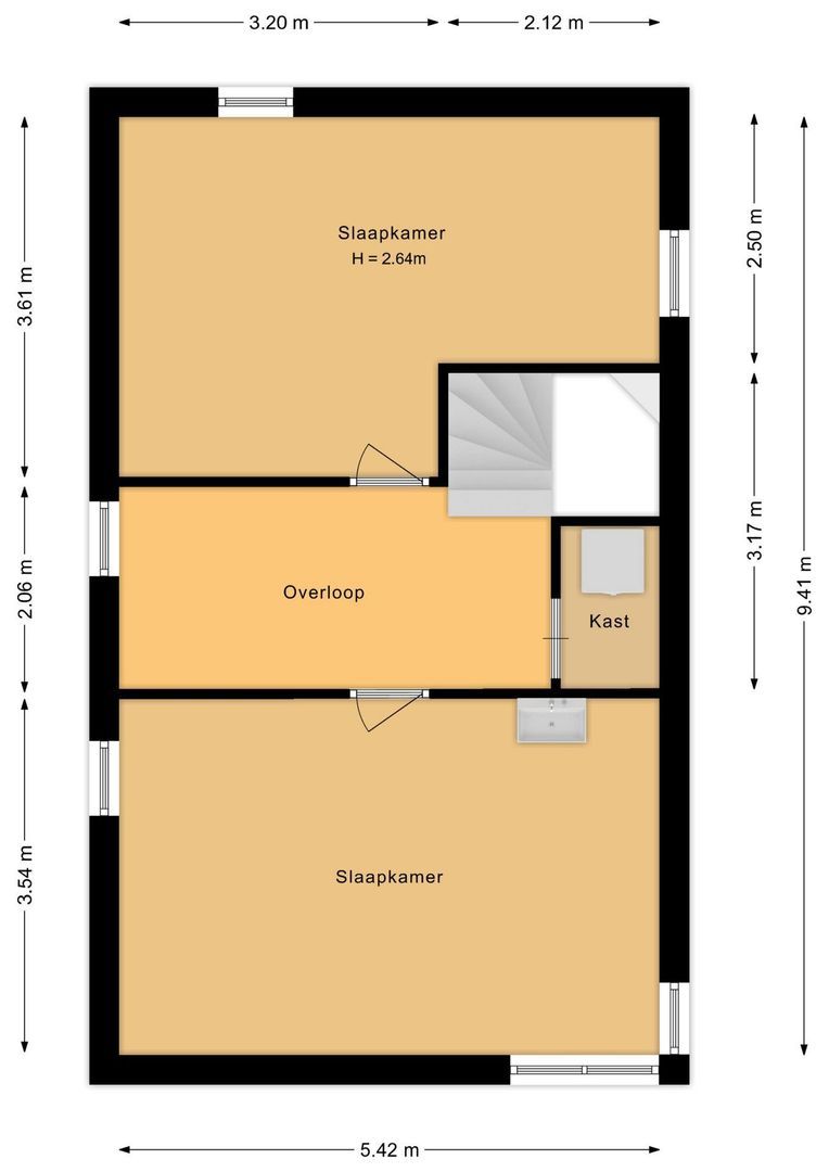 Muldersweg 156, Etten-Leur plattegrond-2