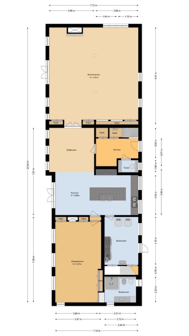 Hoge Vaartkant 18, Etten-Leur plattegrond-0