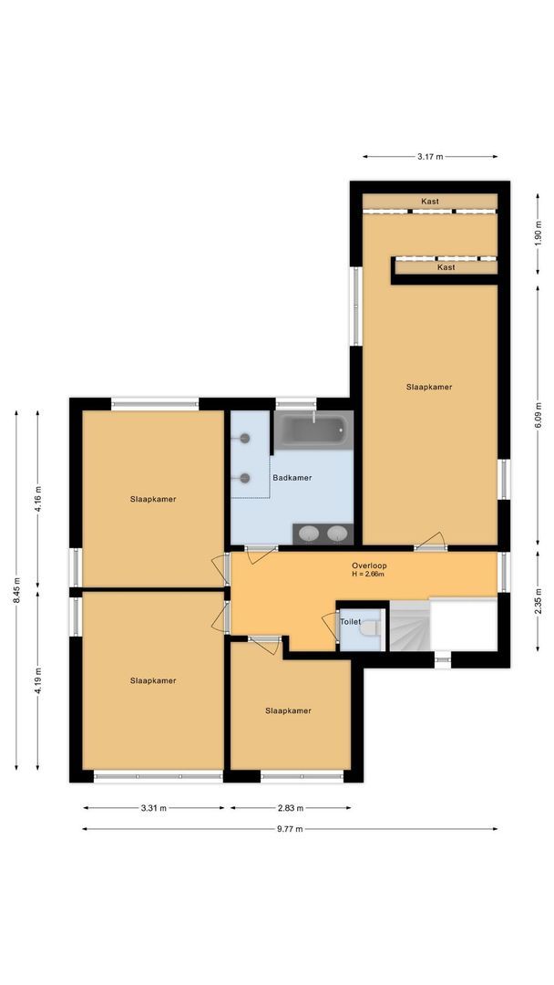 Ouwer 5, Etten-Leur plattegrond-1