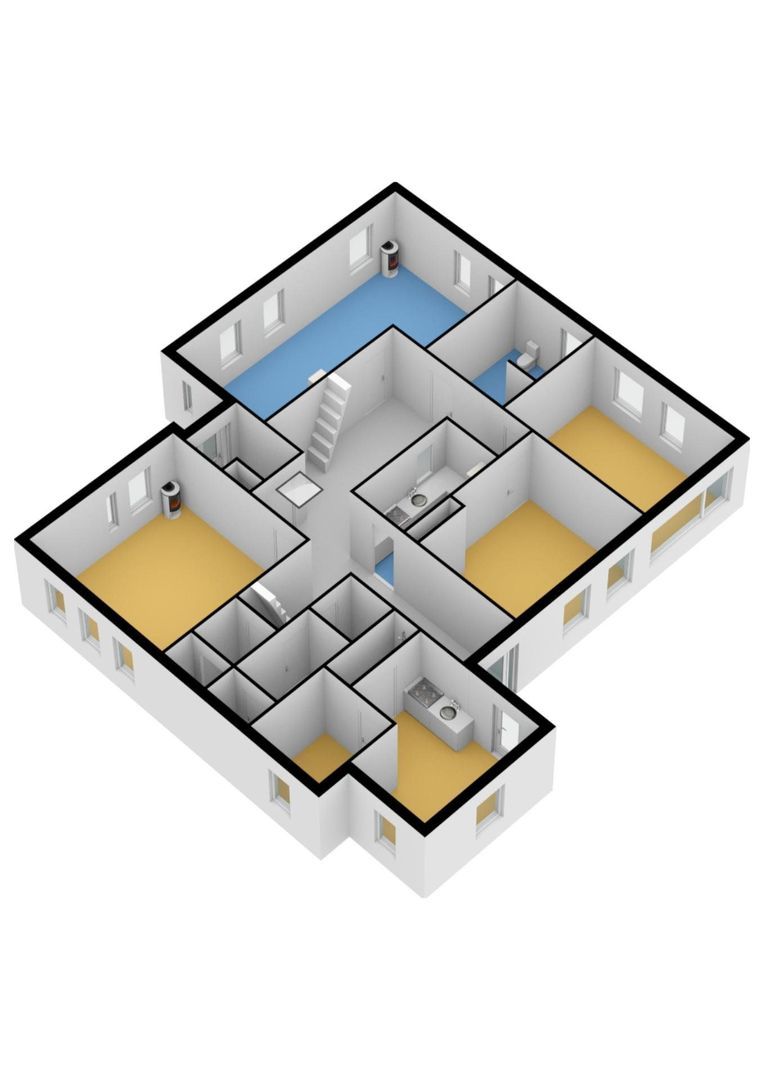 Westeinde 2, Westerbork plattegrond-1