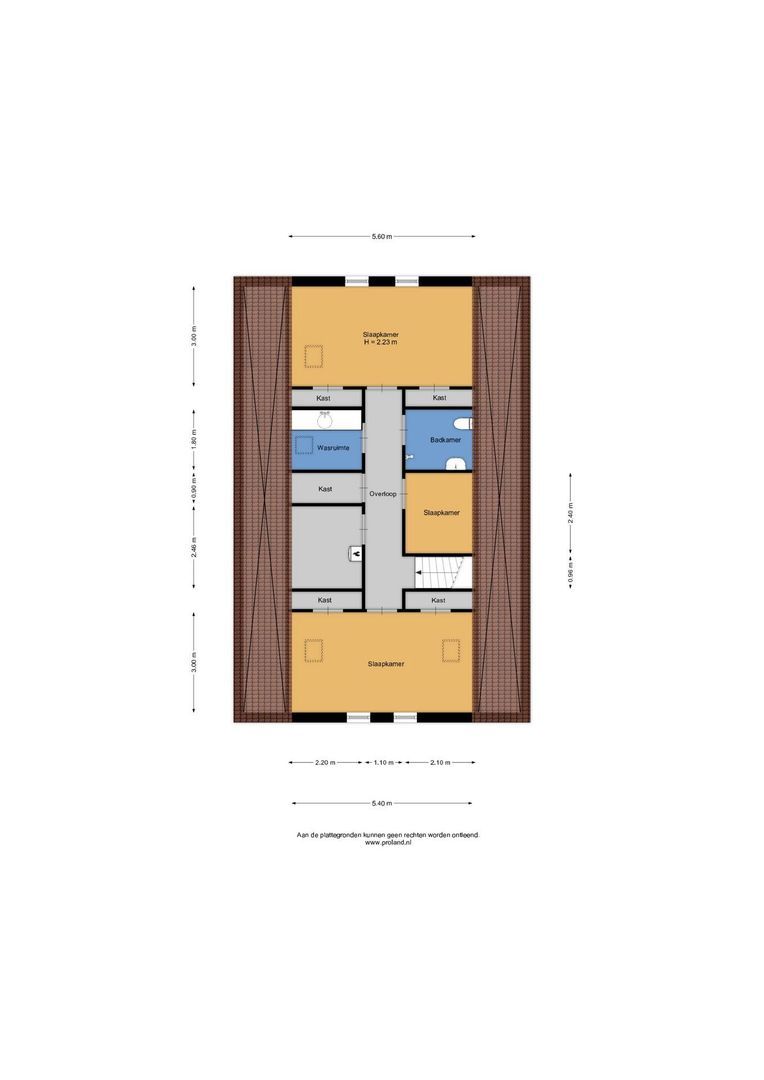 Westeinde 2, Westerbork plattegrond-2