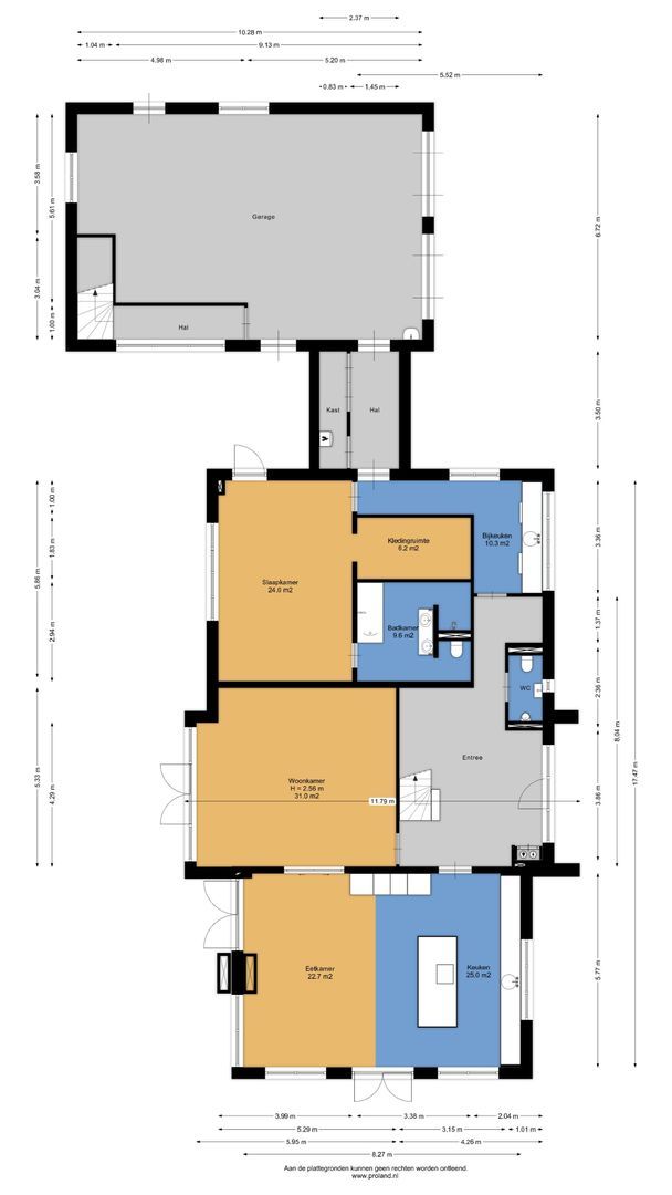 Elperstraat 8, Westerbork plattegrond-1