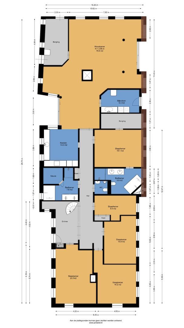 Grote Brink 46, Rolde plattegrond-0