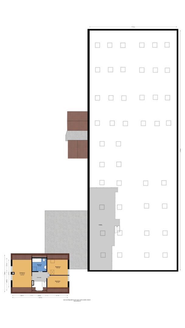 De Noesten 10, Westerbork plattegrond-1
